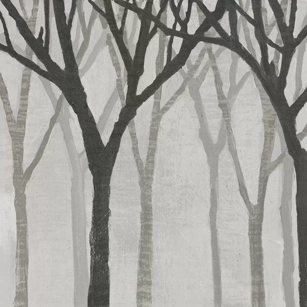 Kathrine Lovell: Spring Trees Greystone I by Kathrine Lovell