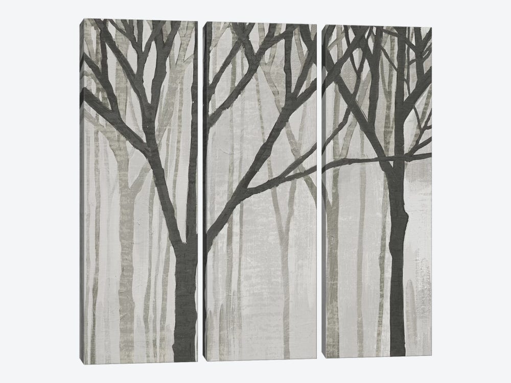 Spring Trees Greystone III by Kathrine Lovell 3-piece Canvas Art Print