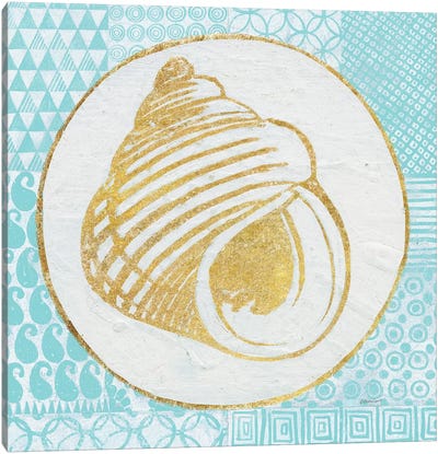 Summer Shells III Canvas Art Print - Kathrine Lovell