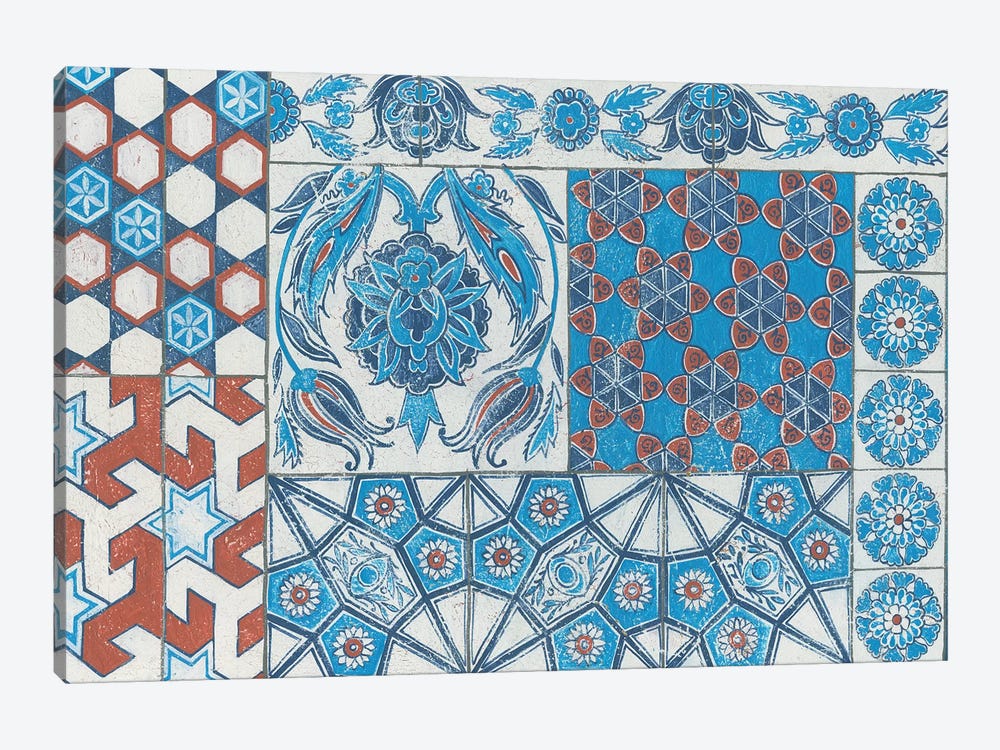Turkish Tiles 1-piece Canvas Art