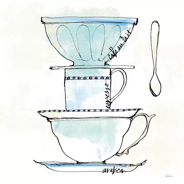 Minimalist Décor: Good Brew V by Sue Schlabach