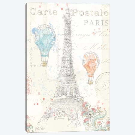 Lighthearted In Paris III Canvas Print #WAC4981} by Katie Pertiet Canvas Art