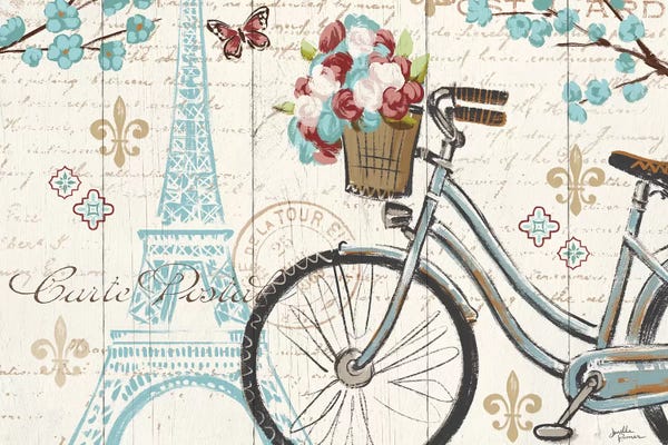 Eiffel Tower: Paris Tour II by Janelle Penner