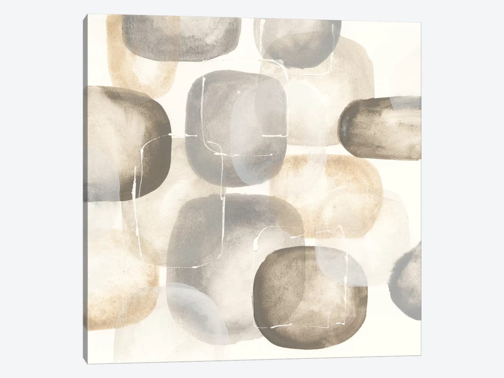 Neutral Stones III by Chris Paschke 1-piece Canvas Print