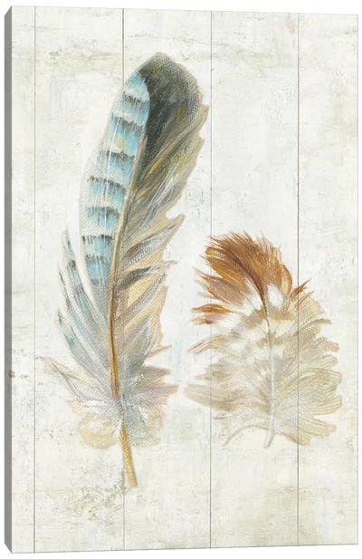 Emboldened Natural Flora X Canvas Art Print - Feather Art