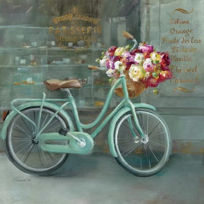 bicycle paintings on canvas