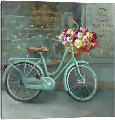 Joy Of Paris I Canvas Art Print - Bicycle Art