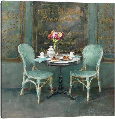Joy Of Paris II Canvas Art Print - Restaurant & Diner Art