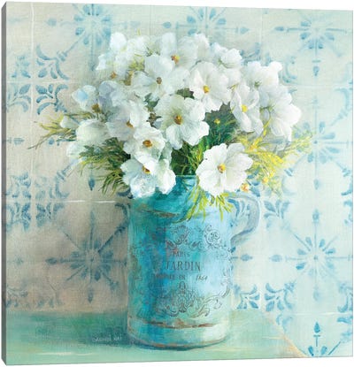 May Blossoms I Canvas Art Print - Pottery Still Life