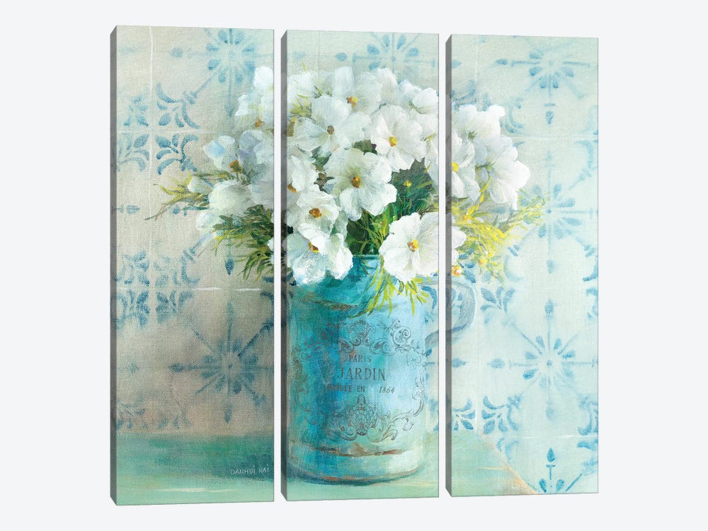 May Blossoms I by Danhui Nai 3-piece Canvas Print