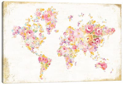 Midsummer World Canvas Art Print - Maps & Geography