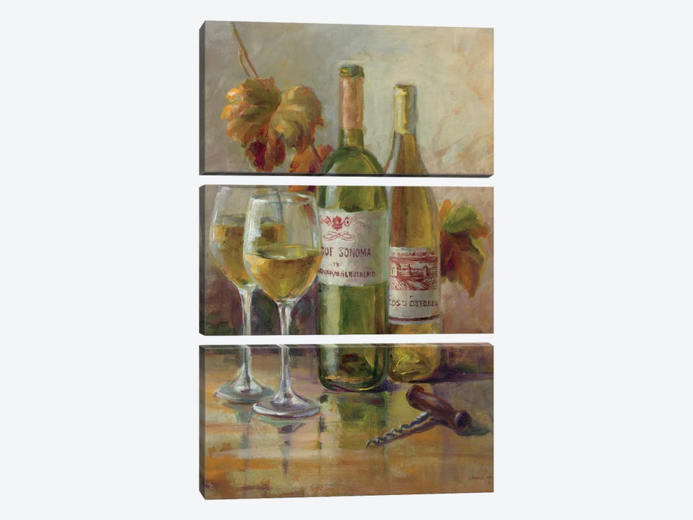 Opening The Wine II by Danhui Nai 3-piece Canvas Print