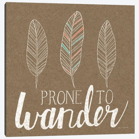 Prone To Wander Canvas Print #WAC5179} by Laura Marshall Canvas Art