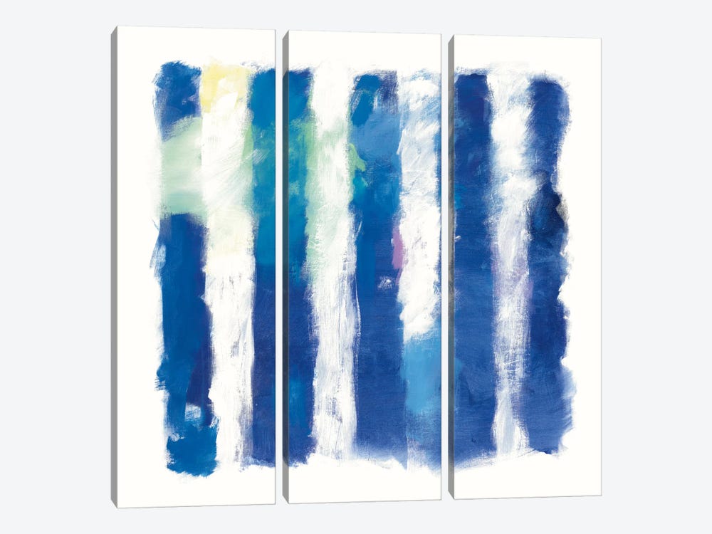 Rhythm And Hue On White by Mike Schick 3-piece Art Print