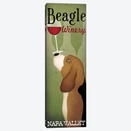 Beagle Winery Canvas Print #WAC5213} by Ryan Fowler Art Print