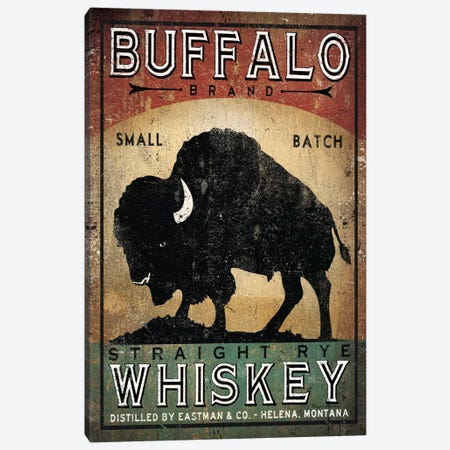 Buffalo Brand Small Batch Straight Rye Whiskey Canvas Print #WAC5216} by Ryan Fowler Canvas Art