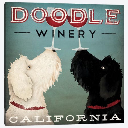 Doodle Winery Canvas Print #WAC5219} by Ryan Fowler Canvas Print