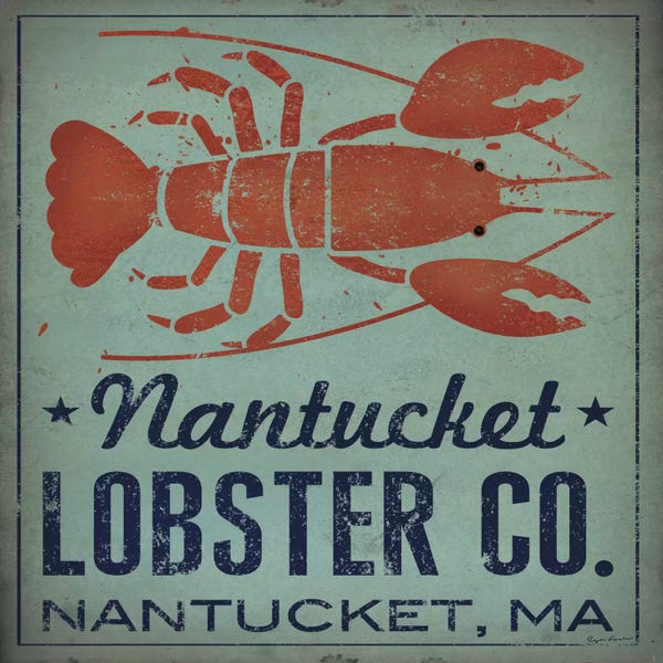 Kids Ocean Life Art: Nantucket Lobster Co. by Ryan Fowler
