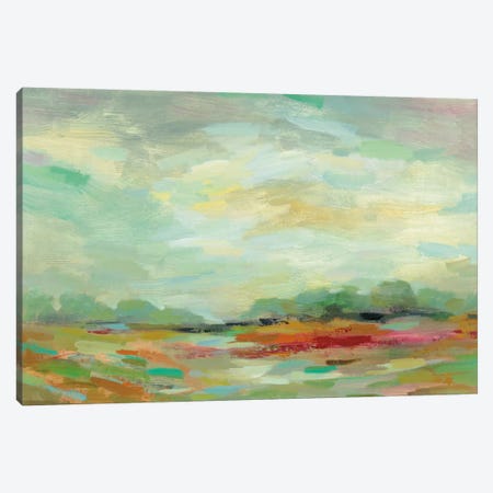 Sunrise Field Canvas Print #WAC5237} by Silvia Vassileva Canvas Art