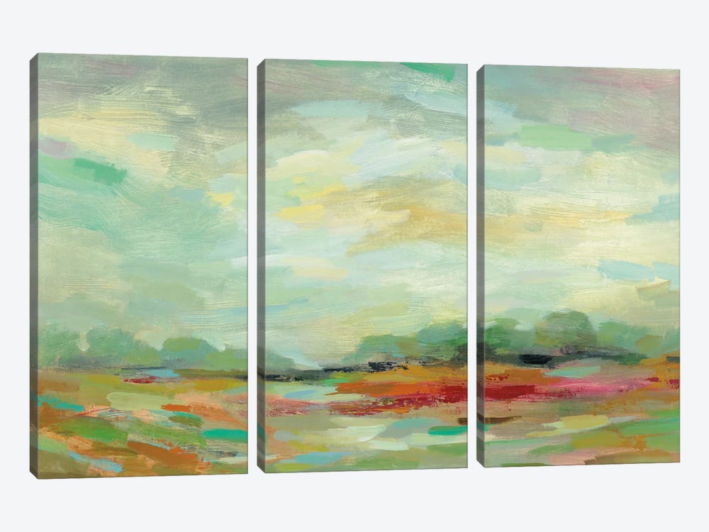 Sunrise Field by Silvia Vassileva 3-piece Canvas Print