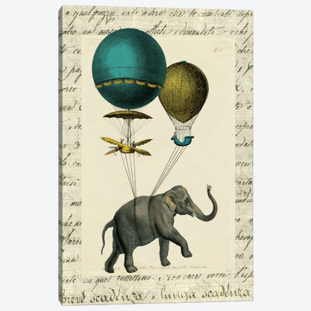 Elephant Ride I Canvas Print #WAC5242} by Sue Schlabach Canvas Wall Art