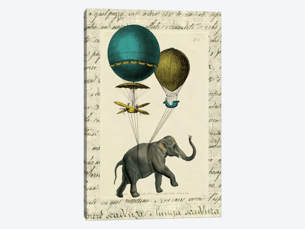 Elephant Ride I by Sue Schlabach 1-piece Canvas Art Print