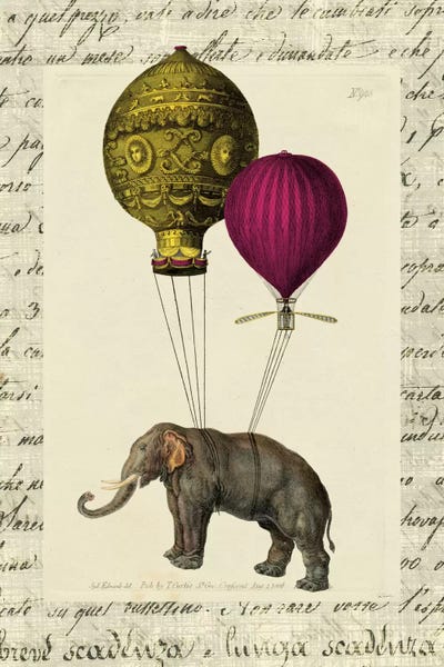 Hot Air Balloons: Elephant Ride II by Sue Schlabach