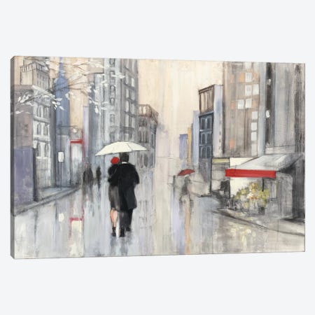 Spring Rain, New York Canvas Print #WAC5325} by Julia Purinton Canvas Wall Art