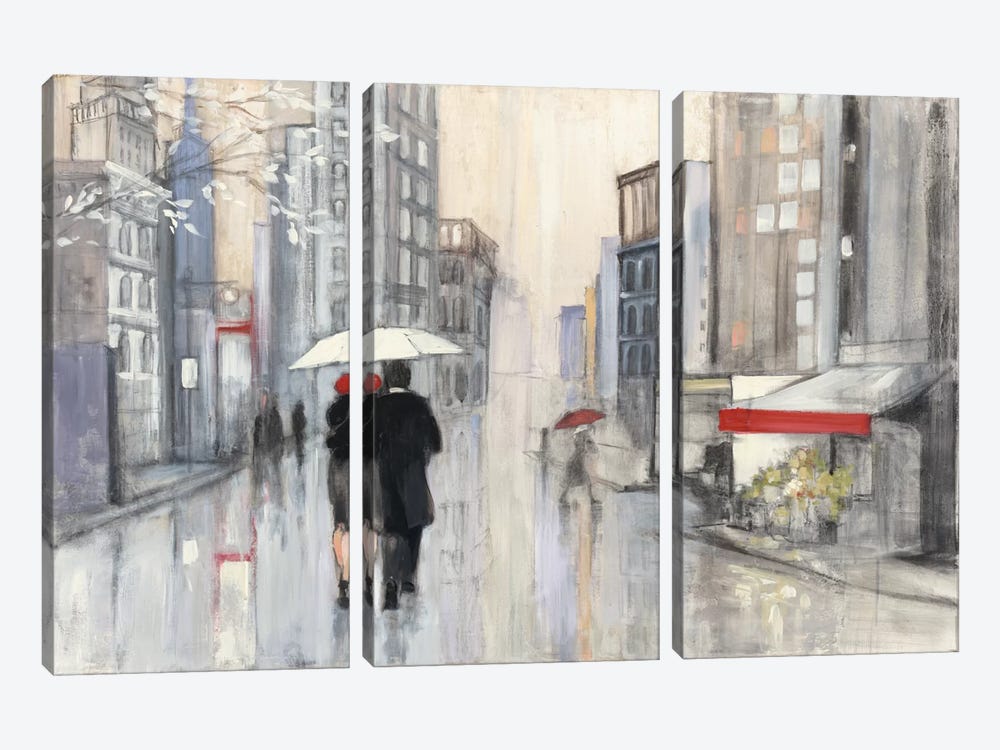 Spring Rain, New York by Julia Purinton 3-piece Art Print