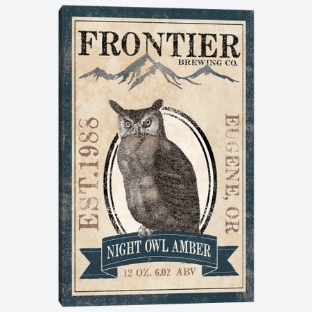 Frontier Brewing Co. III (Night Owl Amber) Canvas Print #WAC5331} by Laura Marshall Canvas Artwork