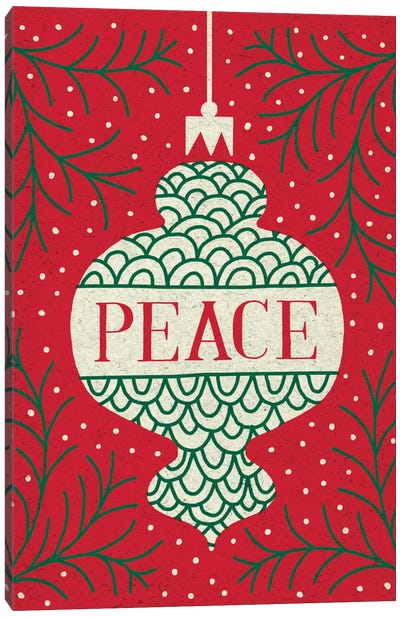 Peace Canvas Art Print - Christmas Signs & Sentiments