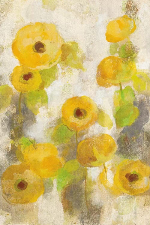Floating Yellow Flowers II by Silvia Vassileva wall art
