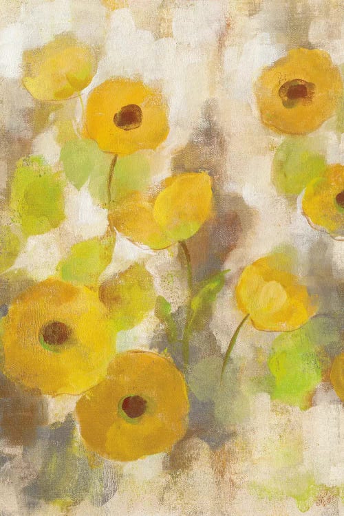 Floating Yellow Flowers III by Silvia Vassileva wall art