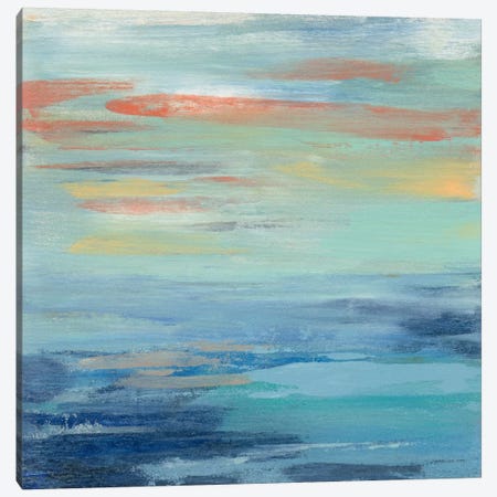 Sunset Beach I Canvas Print #WAC5417} by Silvia Vassileva Canvas Art