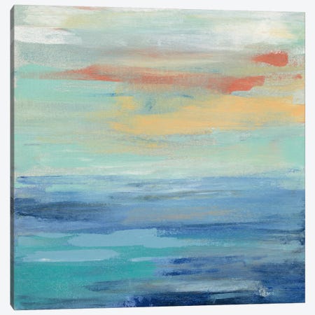 Sunset Beach II Canvas Print #WAC5418} by Silvia Vassileva Canvas Art Print
