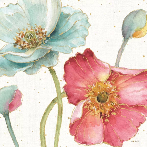 Watercolor Flowers: Spring Softies II by Lisa Audit