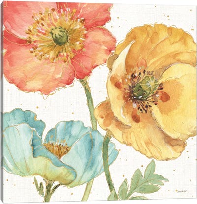 Spring Softies III Canvas Art Print - Poppy Art