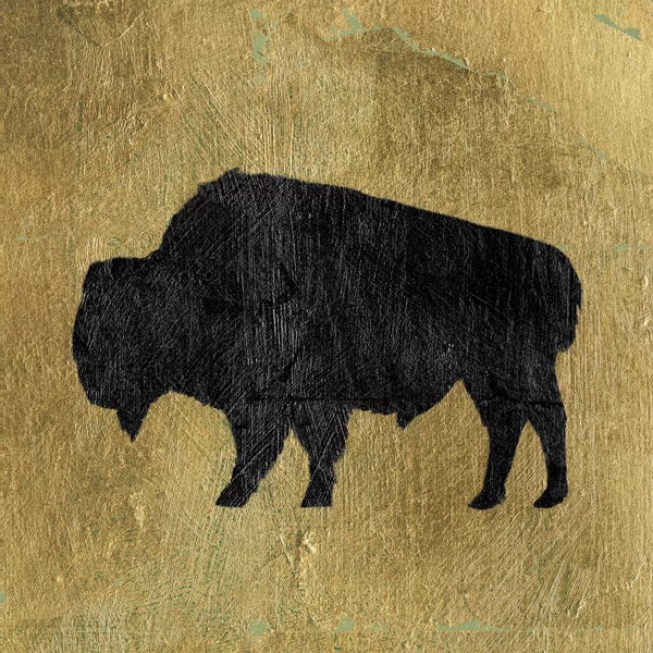 Bison & Buffaloes: Golden Lodge II by James Wiens