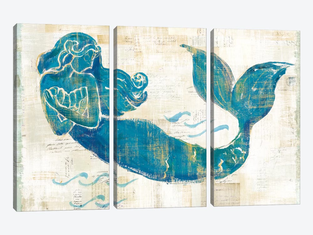 On The Waves II by Sue Schlabach 3-piece Art Print