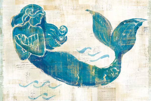 Kids Nautical Art: On The Waves II by Sue Schlabach