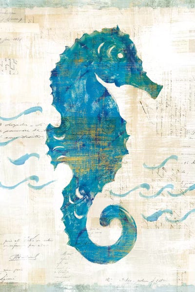 Seahorses: On The Waves III by Sue Schlabach