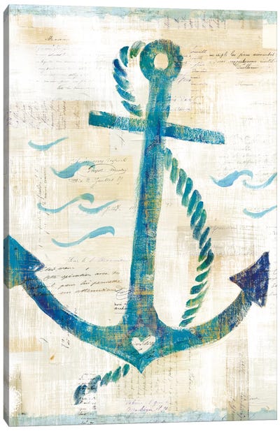 On The Waves IV Canvas Art Print - Anchor Art