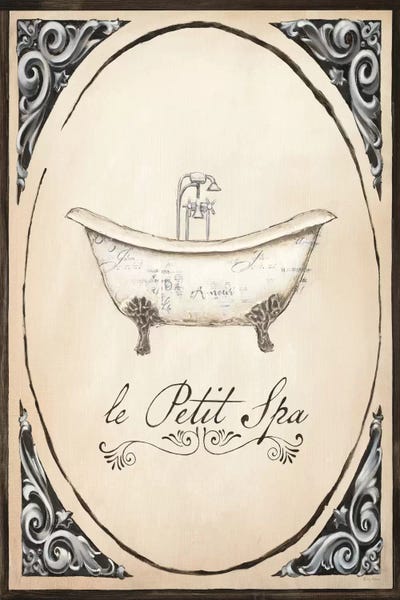 Shabby Chic Décor: Le Petit Spa I by Emily Adams