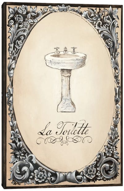 Le Petit Spa II Canvas Art Print - French Country Décor