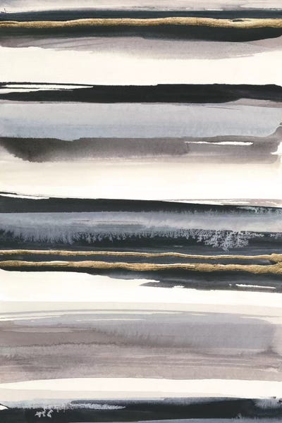 Linear Abstract: Gilded Grey IV by Chris Paschke