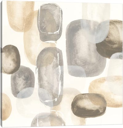 Neutral Stones I Canvas Art Print - Chris Paschke