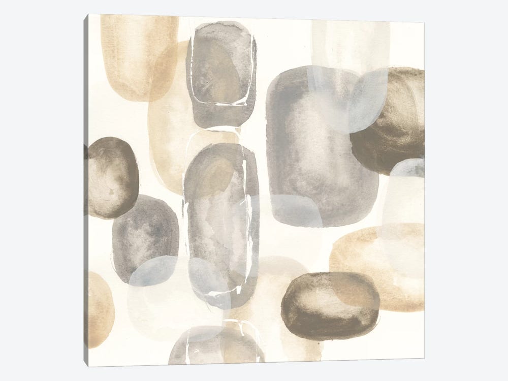 Neutral Stones I by Chris Paschke 1-piece Canvas Print