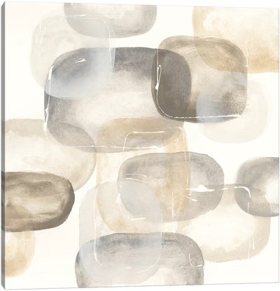 Neutral Stones IV Canvas Art Print - Chris Paschke