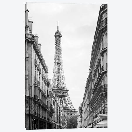 Eiffel Glimpse Canvas Print #WAC5532} by Laura Marshall Canvas Artwork