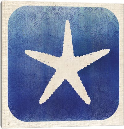 Watermark Starfish Canvas Art Print - Studio Mousseau
